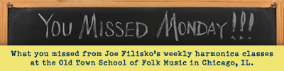 Newsletter Joe Filisko - En anglais