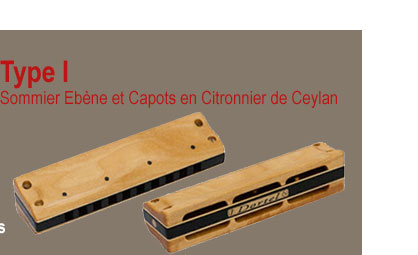 Type I - Sommier Ebne et capots Citronnier de Ceylan